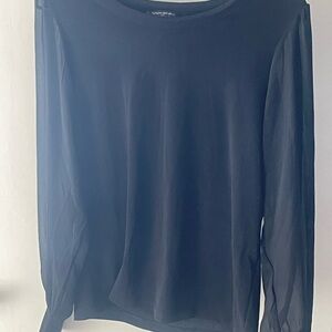Banana Republic Classic Black Long Sleeve Tee